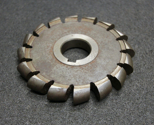 Bild des Artikels Halbrund-Formfräser-konvex-Radiusfräser-Radius-7mm-108x14x27mm-Spannuten:-16