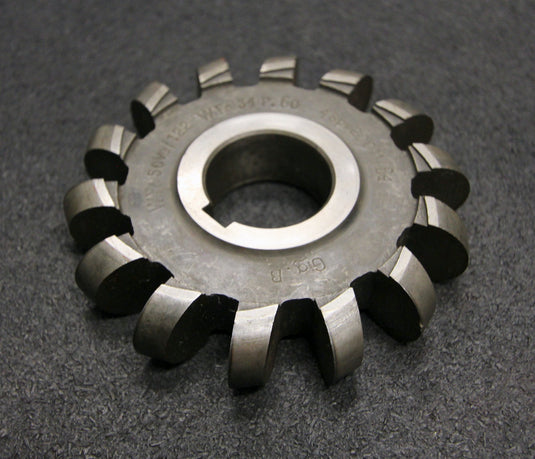 Bild des Artikels Halbrund-Formfräser-konvex-Radiusfräser-Radius-11mm--105x22x32mm-14-Spannuten