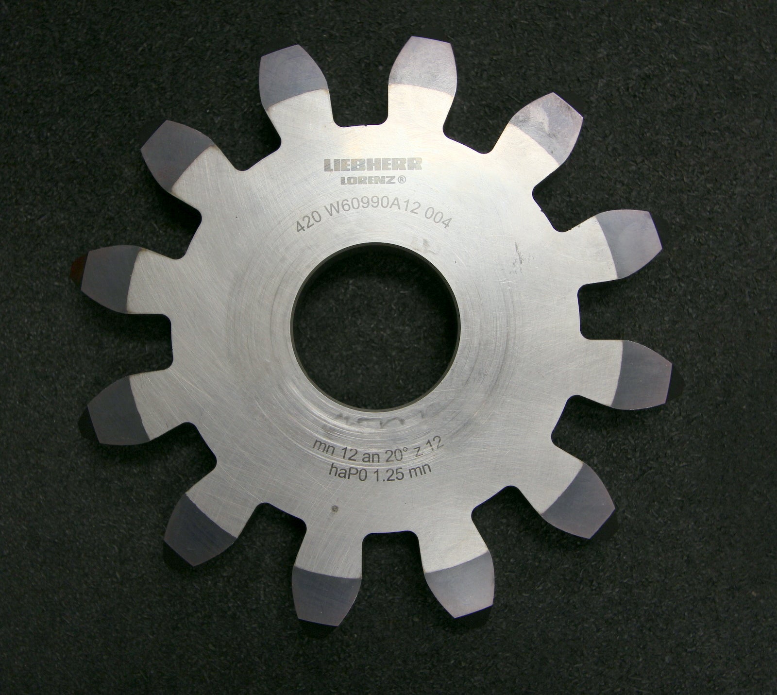 Bild des Artikels LIEBHERR-Scheibenschneidrad-gear-shaper-Normalmodul-mn=-12mm-EGW-20°-Z=12