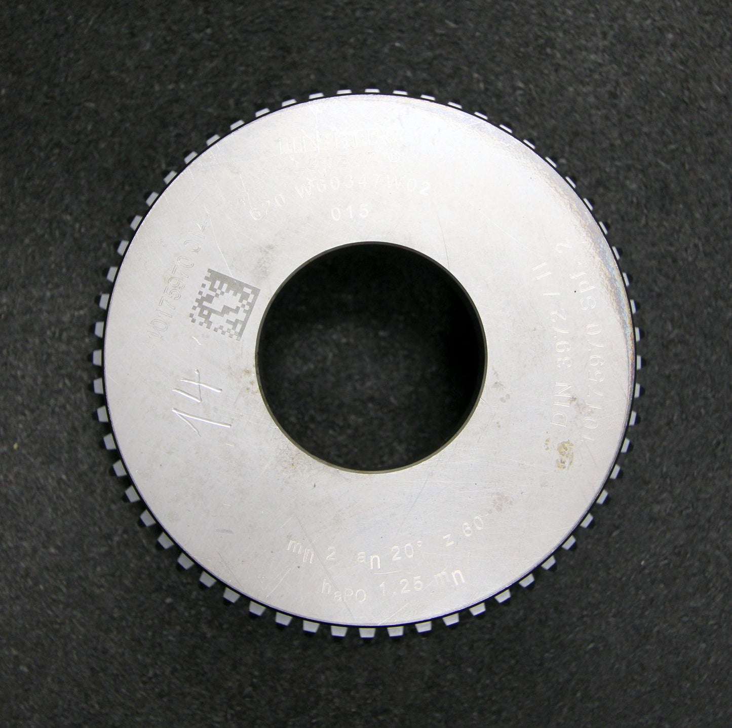 Bild des Artikels LIEBHERR-Glockenschneidrad-gear-shaper-Normalmodul-mn-=-2mm--Z=60-EGW-20°