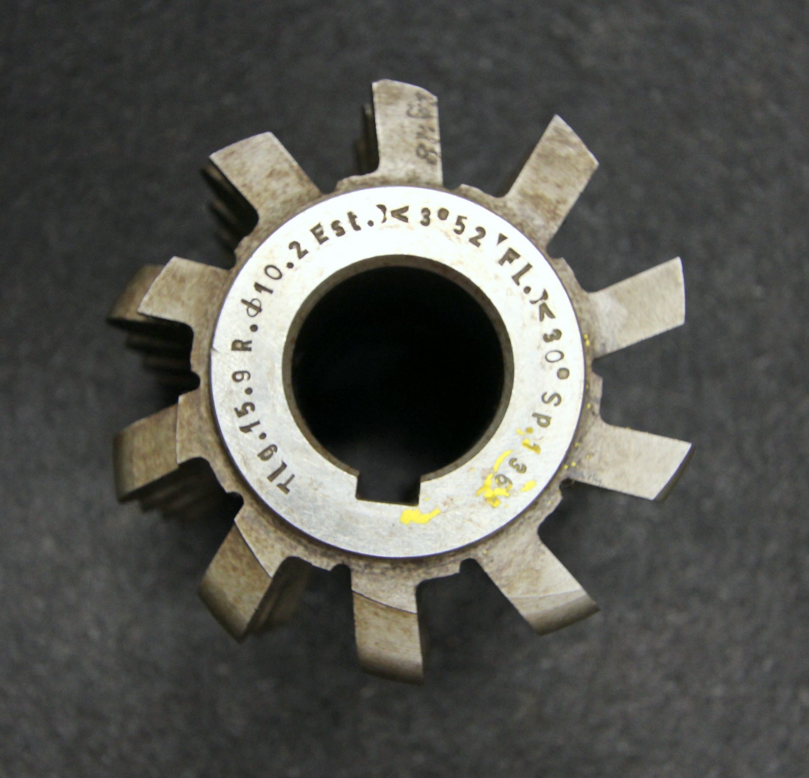 Bild des Artikels GPS-Rollkettenrad-Wälzfräser-roller-chain-hob-Teilung-15,9mm-RollenØ-10,2mm
