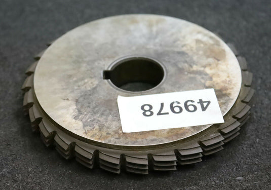 Zahnstangenfräser 3-rillig m=1mm 20° EGW Frästiefe 2,167mm Ø120x17xØ27mm