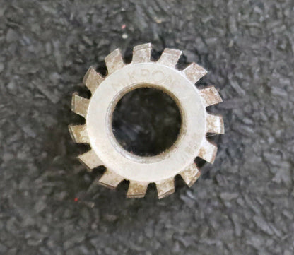 MIKRON Vollstahl-Wälzfräser No. 63986 m= 0,246 ho= 0,55 D3,97 Z14 - Ø18x7xØ8mm