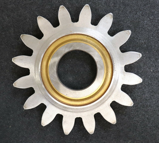 Scheibenschneidrad m= 8mm Z= 16 Da=128mm EGW 20° Qualität A HSS+TIN Bohrung 1 3/4"