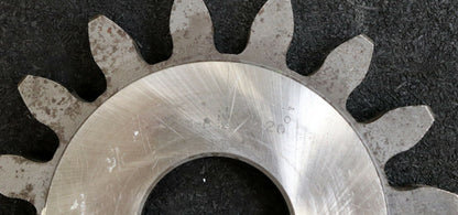 Scheibenschneidrad m= 8,0mm Z= 16 Da=128mm EGW 20° Qualität A HSS + TIN