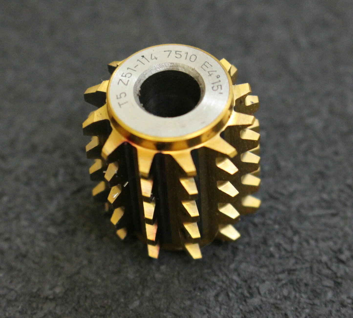 KÖPFER Zahnriemenrad-Wälzfräser T5 24x25x8mm 12 Spannuten für Z = 41-114