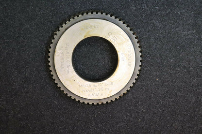 LORENZ Scheibenschneidrad für Schrägverzahnung m= 1,5mm 20° EGW hkw=1,25xm
