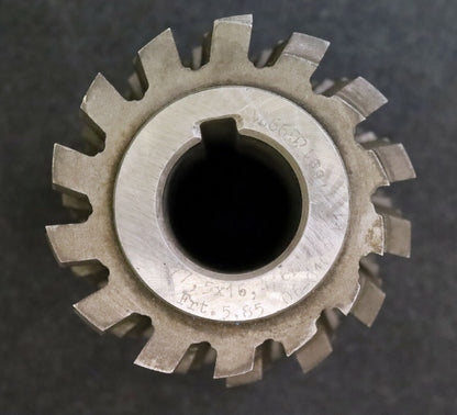 PWS Keilwellen-Wälzfräser 6 Keile 68,4 x 77,5 x 16,4 mit Höcker - Ø90x90xØ32mm