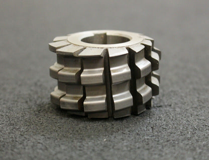 KÖPFER Zahnwellen-Wälzfräser m=4,0 50x31x22mm mit LKN 12 Spannuten 1-gg. Rechts