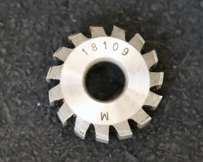 MIKRON Zykloid-Wälzfräser No. 18109 - Ø24x8xØ8mm 1gg. Rechts 15 Spanuten