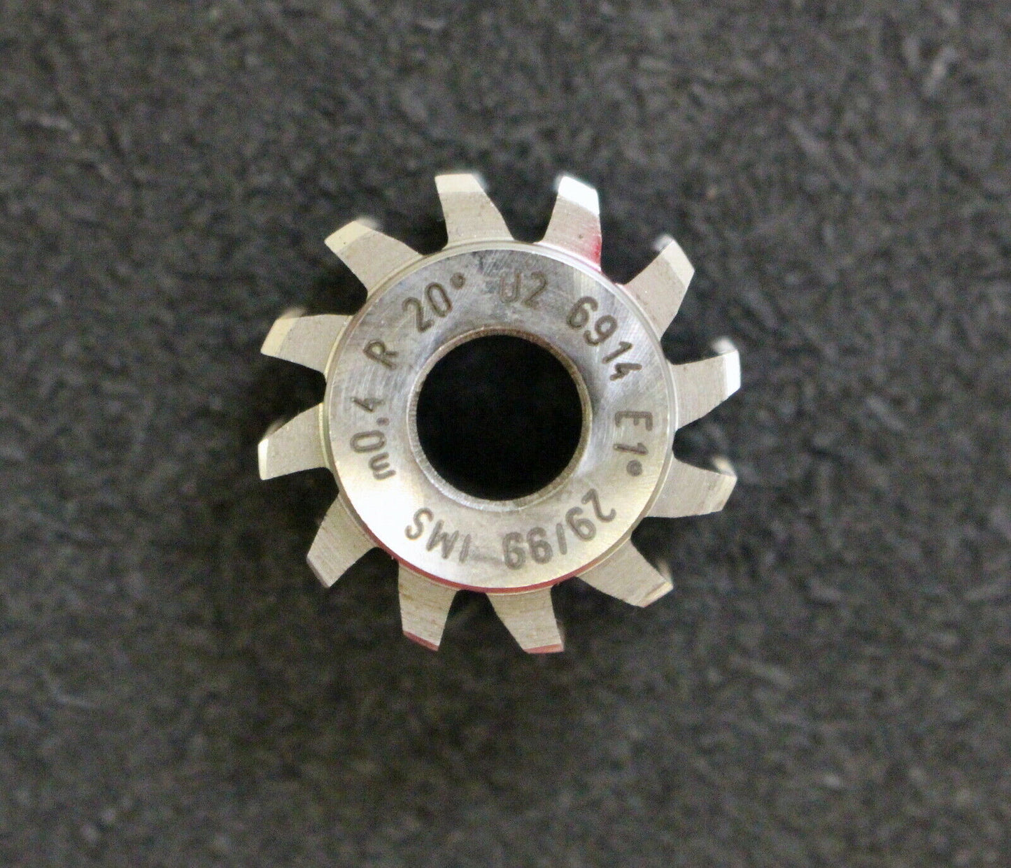 IMS Vollstahl-Wälzfräser m= 0,4mm 20° EGW U2 1gg. rechts 12 Spannuten 24x16x8mm