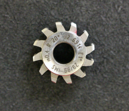 IMS Vollstahl-Wälzfräser m= 0,4mm 20° EGW U2 1gg. rechts 12 Spannuten 24x16x8mm