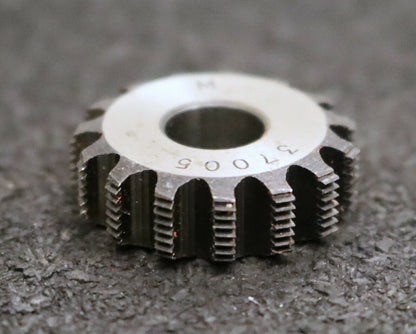 MIKRON Wälzfräser No. 37005 - Ø23x8xØ8mm 1gg. Rechts 15 Spanuten