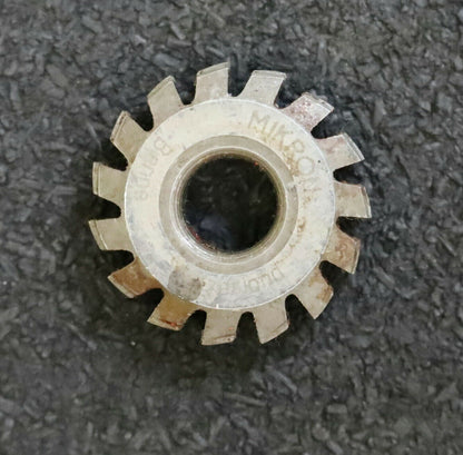 MIKRON Zykloid-Wälzfräser No. 46580 - Ø24x7xØ8mm 1gg. Rechts 15 Spanuten
