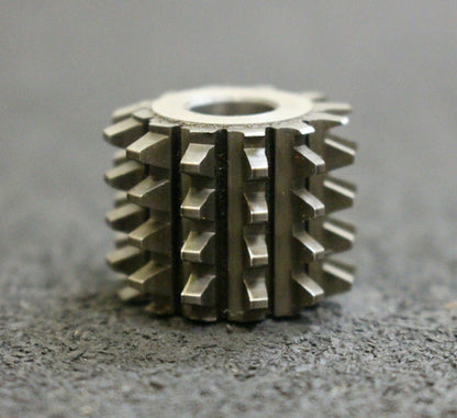 KÖPFER Vollstahl-Wälzfräser m= 1,25mm 20° EGW 1gg. LINKS! 12 Spannuten
