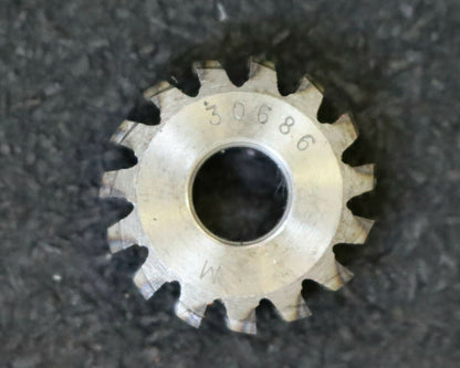 MIKRON Wälzfräser No. 30686 - Ø24x8xØ8mm 1gg. Rechts 15 Spanuten