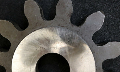 JAL Scheibenschneidrad m= 14,0mm DIN 3972 BP II Z= 12 Da=204mm EGW 20° Qualität A