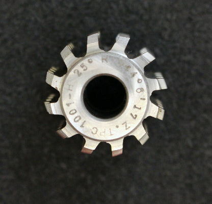 KÖPFER Zahnriemenrad-Wälzfräser TPC 1001-H 25° für Z=17 24x24x8mm 12 Spannuten