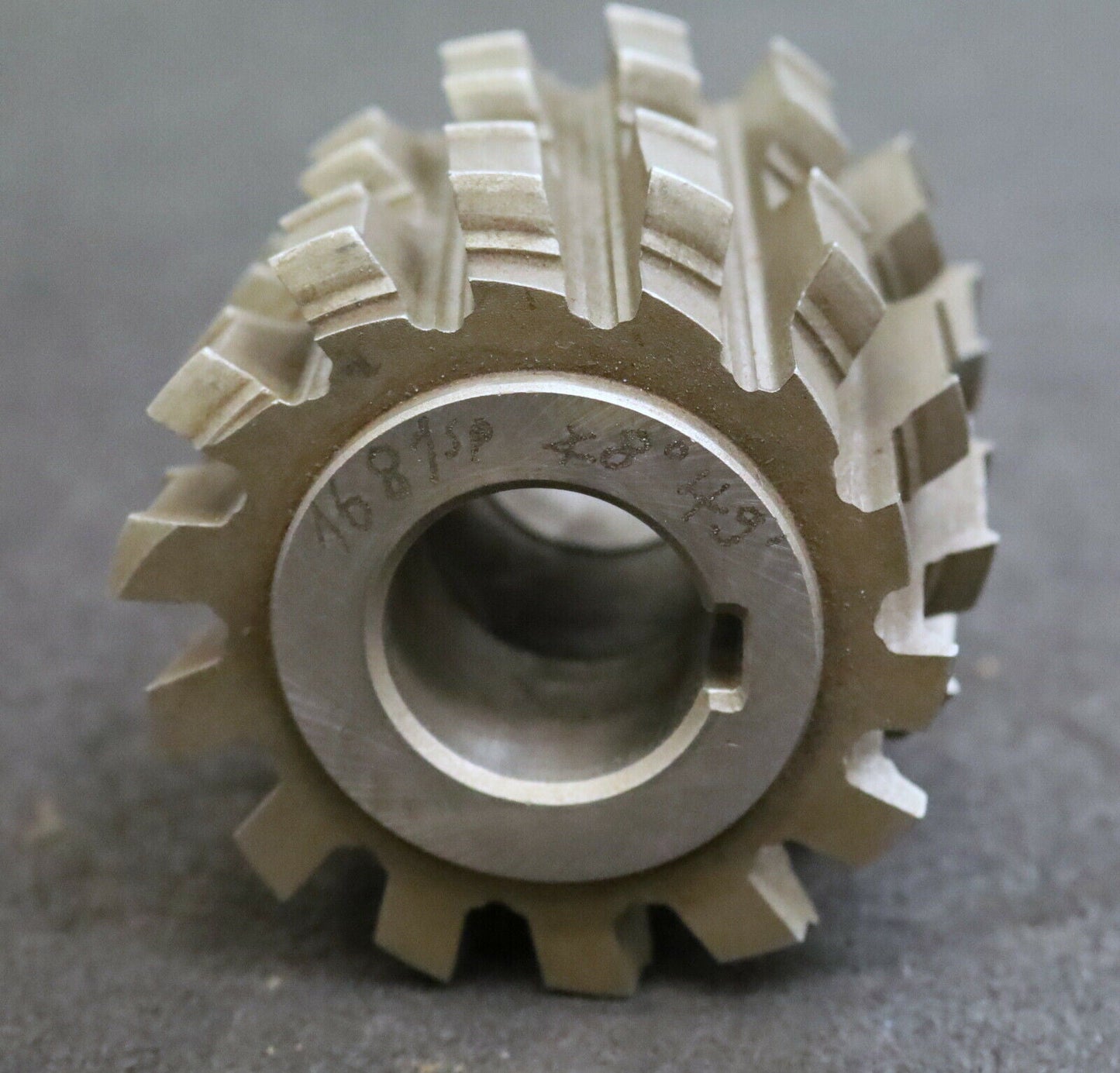 PWS Keilwellen-Wälzfräser 6 Keile 68,4 x 77,5 x 16,4 mit Höcker - Ø90x90xØ32mm