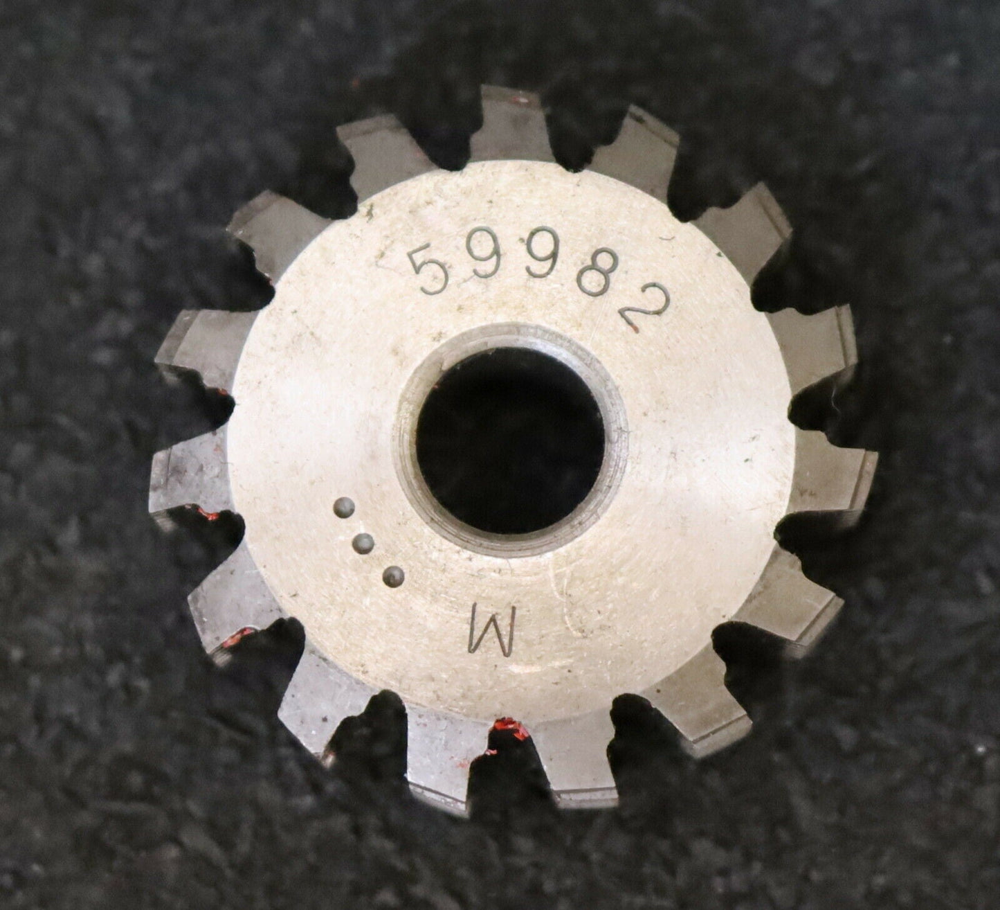 MIKRON Wälzfräser No. 59982 - Ø32x9xØ8mm 1gg. Rechts 15 Spanuten