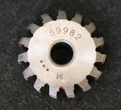 MIKRON Wälzfräser No. 59982 - Ø32x9xØ8mm 1gg. Rechts 15 Spanuten