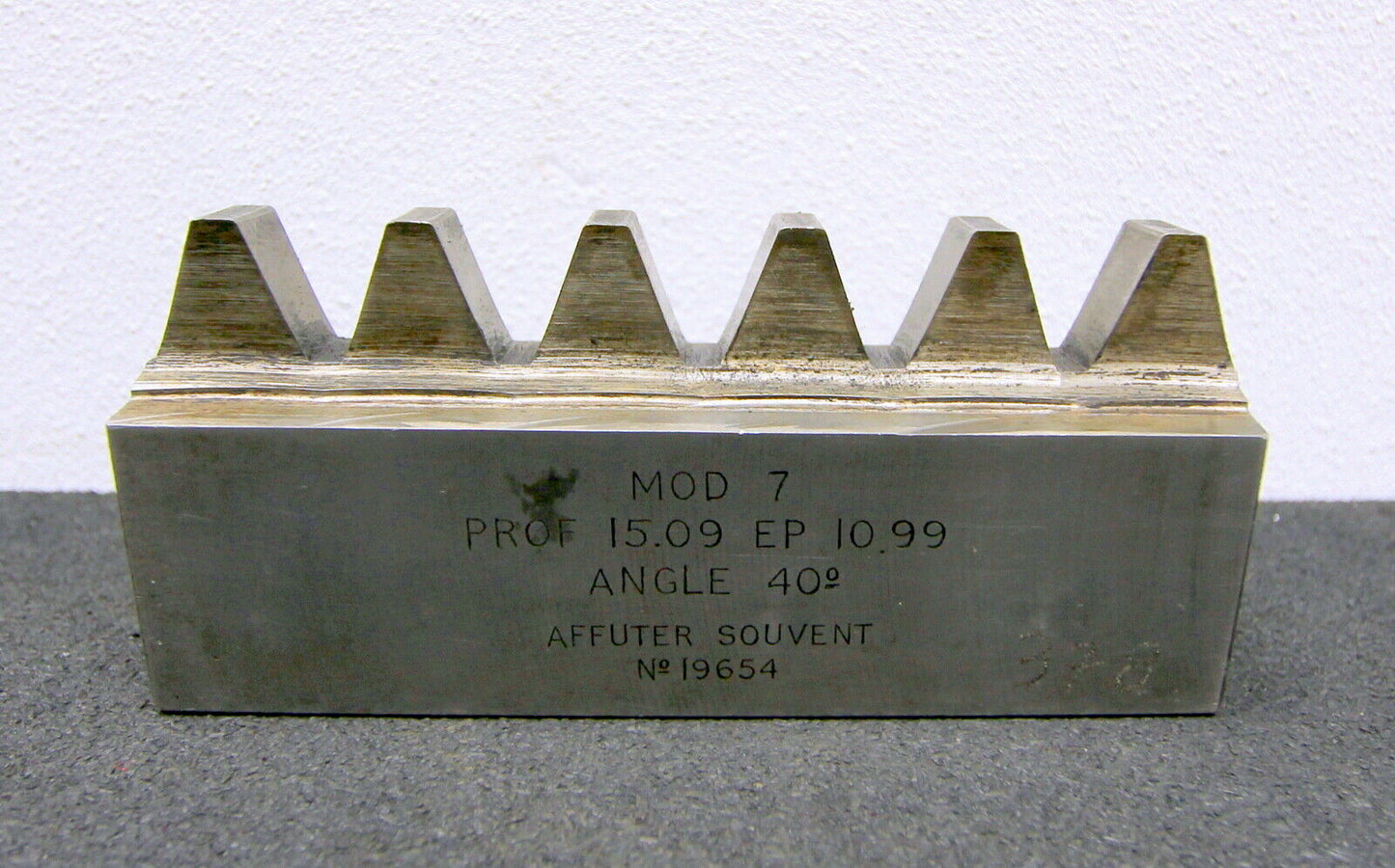 ROLLET PARIS Hobelkamm rack cutter MAAG-Wälzhobelmaschinen m= 7 Angle 20° 130x25mm