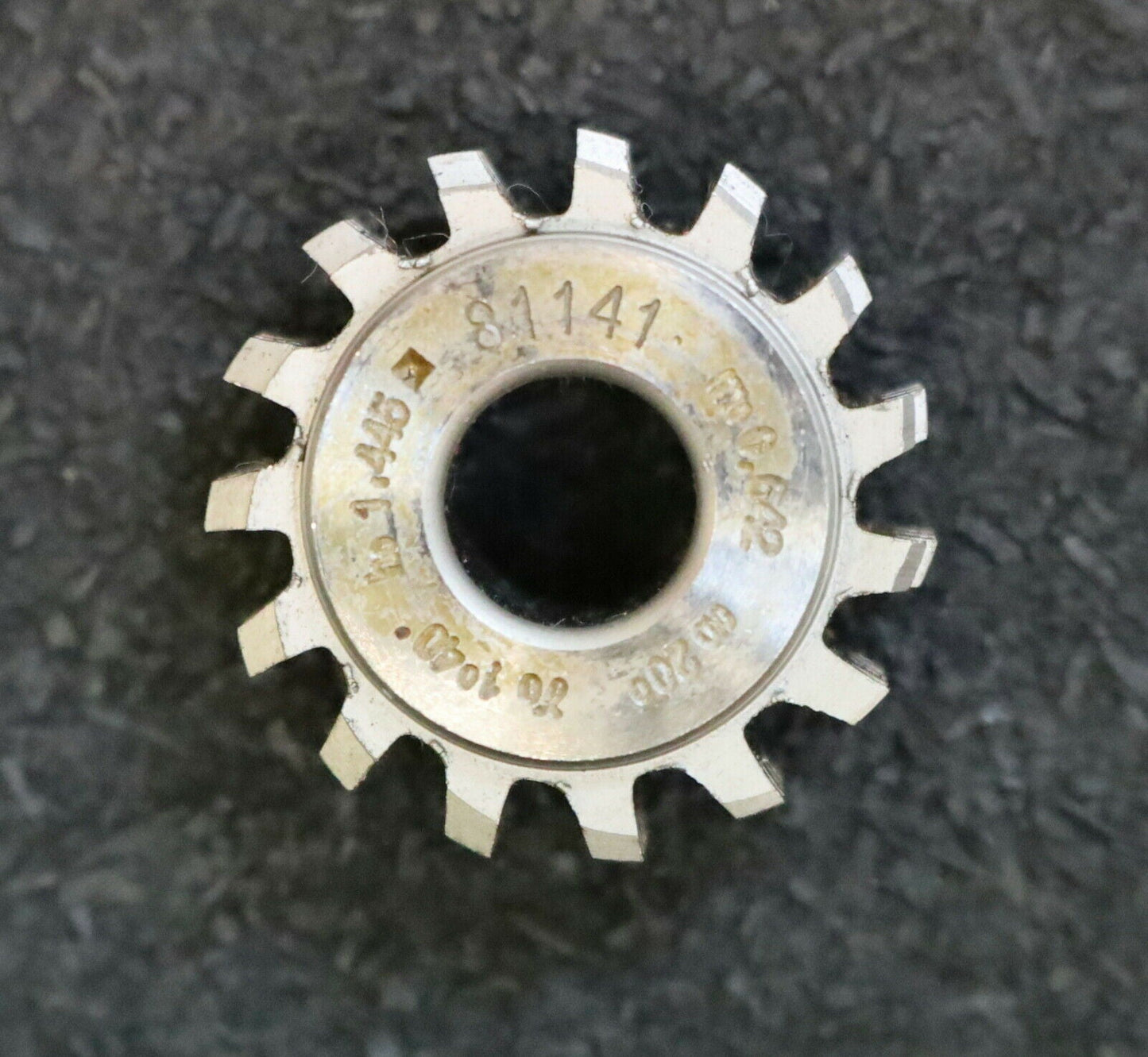 MIKRON Vollstahl-Wälzfräser No. 81141 m= 0,642 ho= 1,445 - Ø24x10xØ8mm 1gg.R