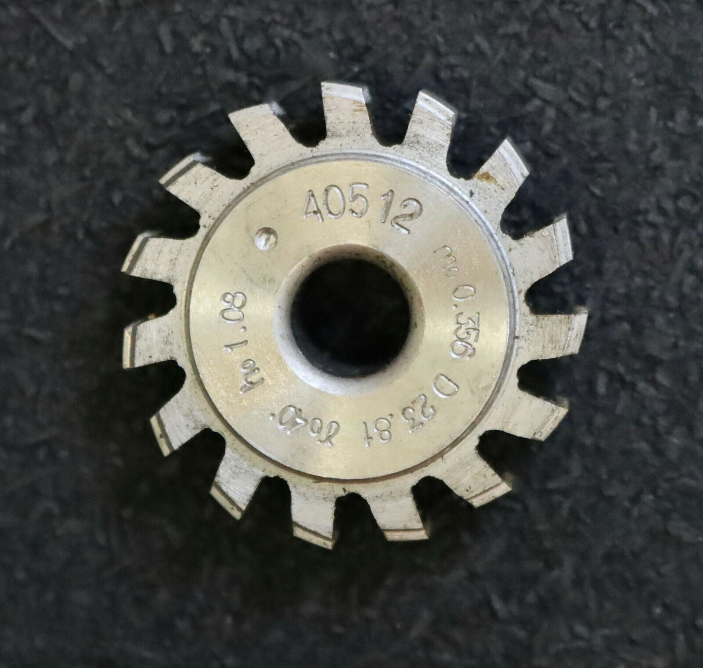 MIKRON Vollstahl-Wälzfräser No. 40512 m= 0,356 ho= 1,08 D23,81 - Ø32x10xØ8mm