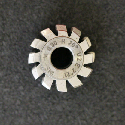 IMS Vollstahl-Wälzfräser m= 0,90mm 20° EGW 1gg. rechts 12 Spannuten 24x16x8mm