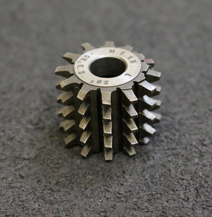 KÖPFER Vollstahl-Wälzfräser m= 1,25mm 20° EGW 1gg. LINKS! 12 Spannuten