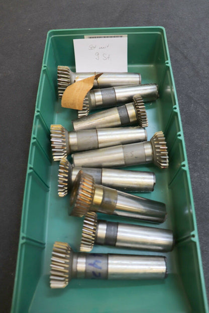 LORENZ / TAY 9 Stück Schaftschneidrad für Schrägverzahnung m=1,5mm 20° EGW