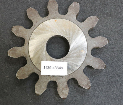 JAL Scheibenschneidrad m= 14,0mm DIN 3972 BP II Z= 12 Da=201mm EGW 20° Qualität A