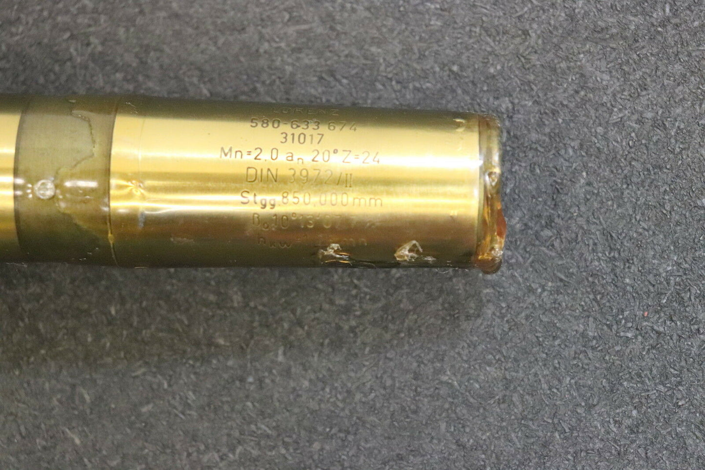 LORENZ 9 Stück Schaftschneidrad für Schrägverzahnung m=1,5mm - hkw=1,25xm