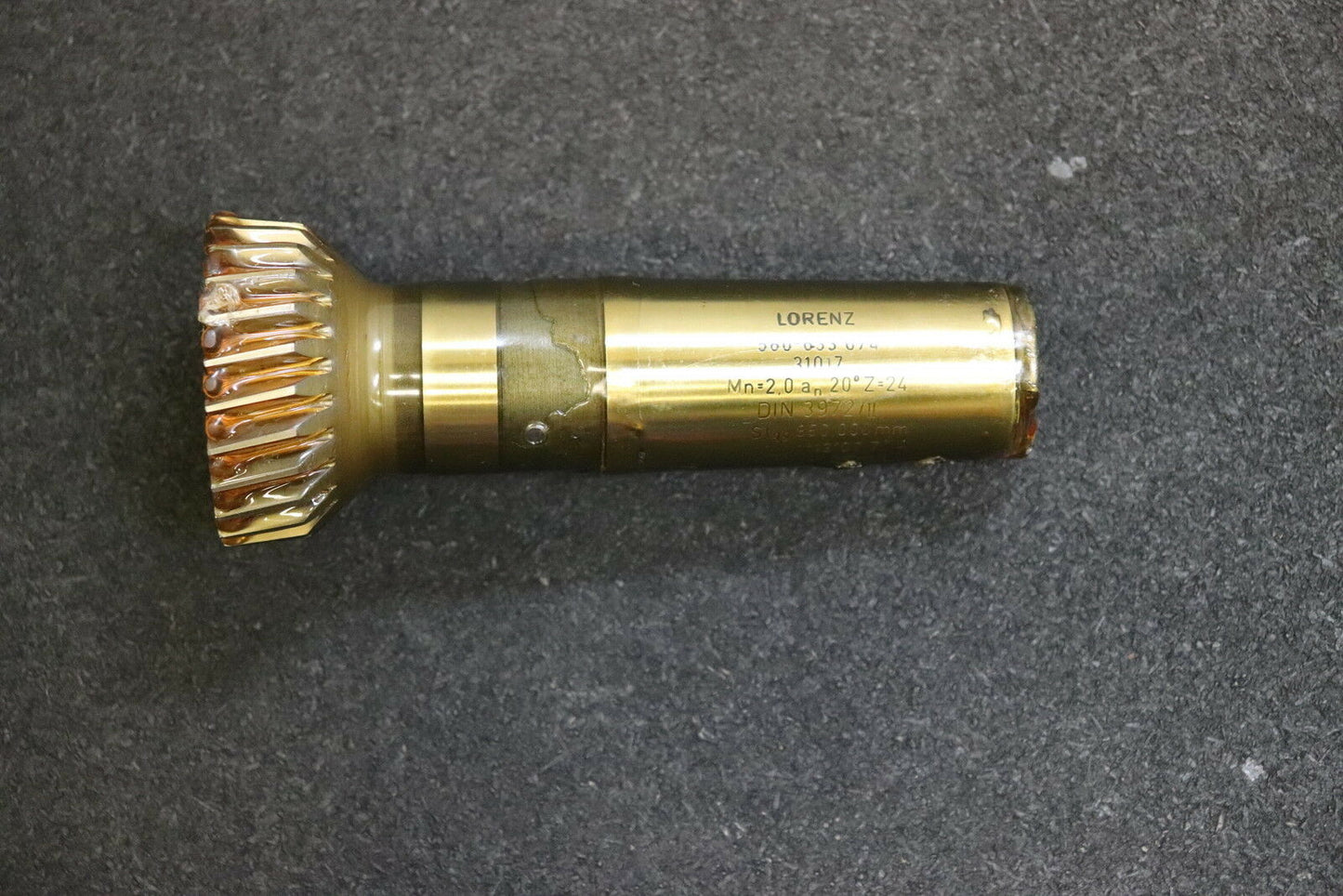 LORENZ 9 Stück Schaftschneidrad für Schrägverzahnung m=1,5mm - hkw=1,25xm