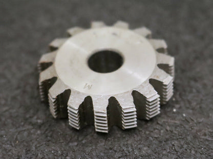 MIKRON Wälzfräser No. 42387 - Ø32x9xØ8mm 1gg. Rechts 15 Spanuten