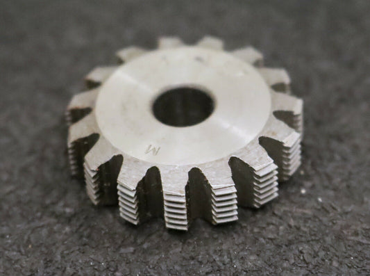 MIKRON Wälzfräser No. 42387 - Ø32x9xØ8mm 1gg. Rechts 15 Spanuten