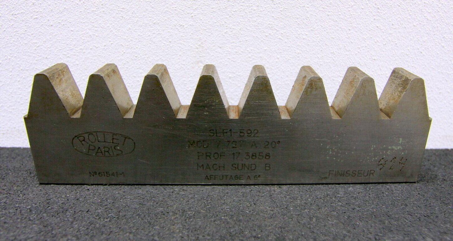 ROLLET PARIS Hobelkamm rack cutter m= 7,727 Angle 20°