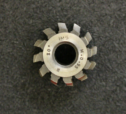 IMS Vollstahl-Wälzfräser m= 0,95mm 20° EGW 1gg. rechts 12 Spannuten 24x15x8mm