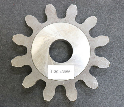 JAL Scheibenschneidrad m= 14,0mm DIN 3972 BP II Z= 12 Da=204mm EGW 20° Qualität A