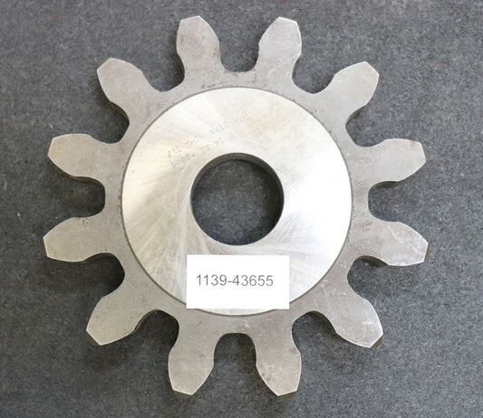 JAL Scheibenschneidrad m= 14,0mm DIN 3972 BP II Z= 12 Da=204mm EGW 20° Qualität A