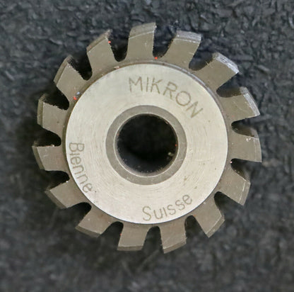 MIKRON Vollstahl-Wälzfräser No. 59982 m= 0,36 ho= 0,80 Abmessungen Ø32x10xØ8mm
