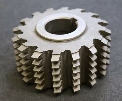 PWS Zahnstangenfräser 6-rillig m=3,0mm BPII 20°EGW Ø125 x 65 x Ø40mm