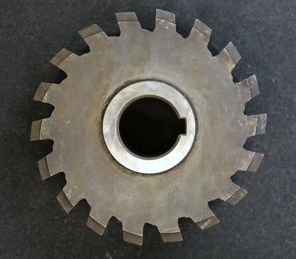 PWS Zahnstangenfräser 6-rillig m=3,0mm BPII 20°EGW - Ø160x65xØ40mm