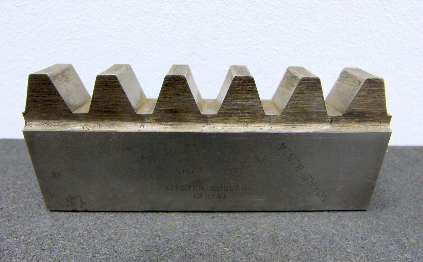 ROLLET PARIS Hobelkamm rack cutter MAAG-Wälzhobelmaschinen m= 8 Angle 20° 150x25mm