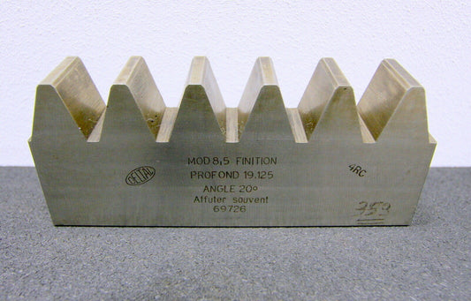DELTAL Hobelkamm rack cutter f. MAAG-Wälzhobelmaschinen m= 8,5 20° 165x25mm