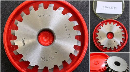 Schnecken-Formfräser MIKRON m= 1,25 - 53x6x12mm - 1-gg. - 20 Stollen - HSS