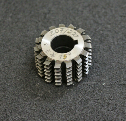 IMS Vollstahl-Wälzfräser m= 1,0mm 15° EGW ! 1gg. rechts 15 Spannuten 32x20x13mm
