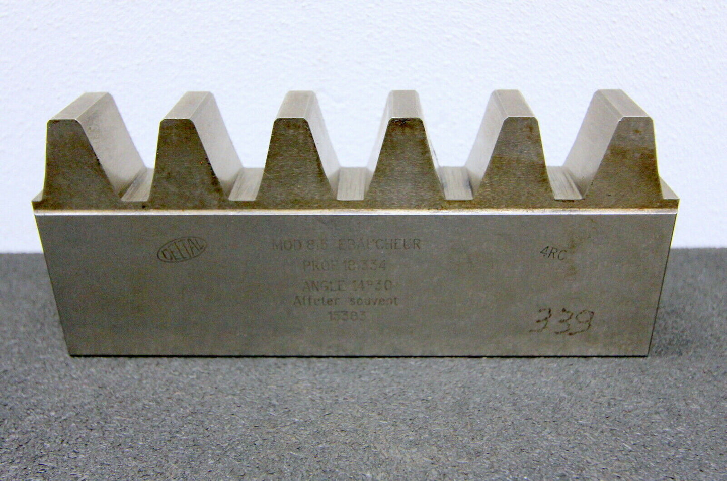 DELTAL Hobelkamm rack cutter fü MAAG-Wälzhobelmaschinen m= 8,5 14°30 160x25mm