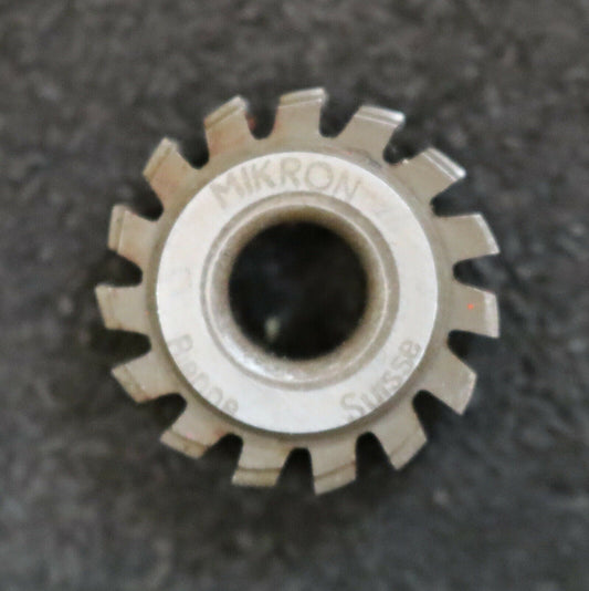 MIKRON Vollstahl-Wälzfräser No. 65829 m= 0,376 ho= 1,123 Abmessungen Ø24x10xØ8mm