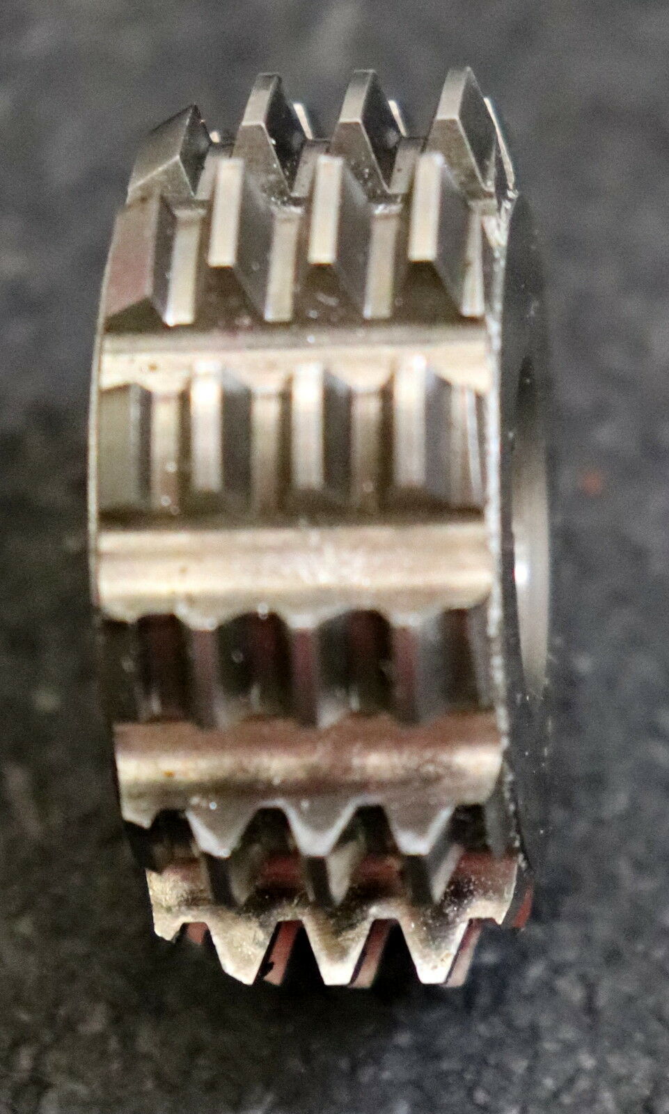 KÖPFER Wälzfräser m= 1,25mm EGW 20° 1-gg. LINKS HSS mit Anschnitt 12 Spannuten gebra
